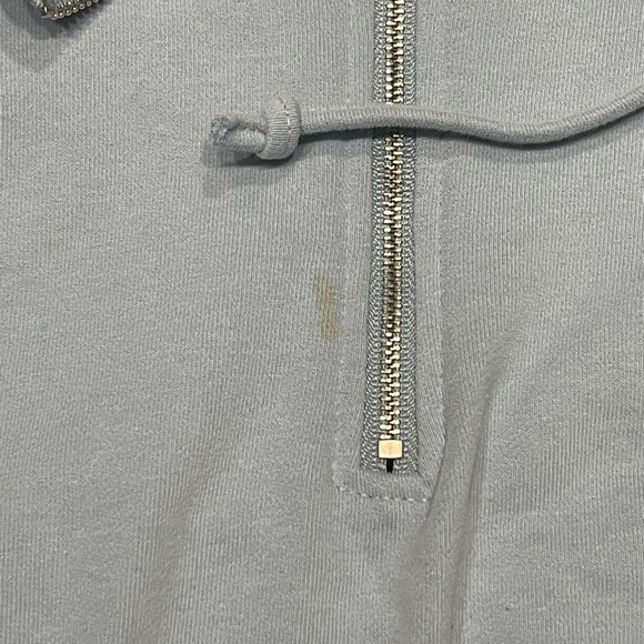 Blue Blush Cropped Sweatshirt - Picture 5 of 5